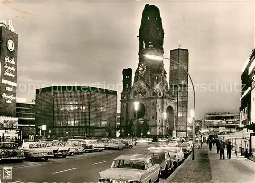 Berlin Kurfuerstendamm Kaiser Wilhelm Gedaechtniskirche Berlin