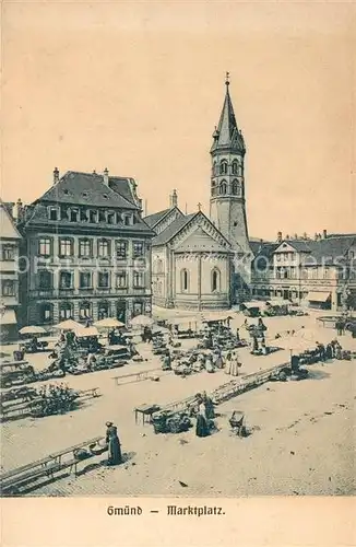 Gmuend_Schwaebisch Marktplatz Gmuend Schwaebisch