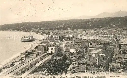 Nice_Alpes_Maritimes Vue prise du Chateau Baie des Anges Nice_Alpes_Maritimes