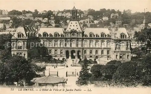 Le_Havre Hotel de Ville et le Jardin Public Le_Havre