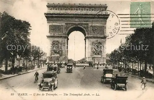 Paris Arc de Triomphe  Paris