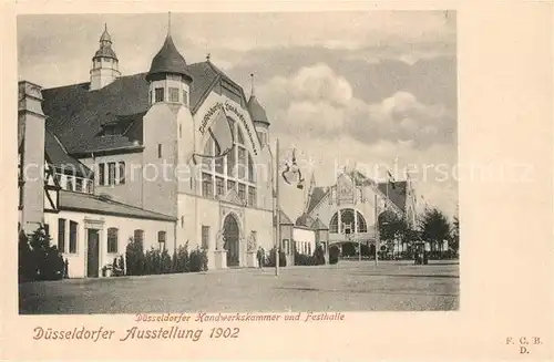 Duesseldorf Handwerkskammer Festhalle Industrie  und Gewerbeausstellung Duesseldorf