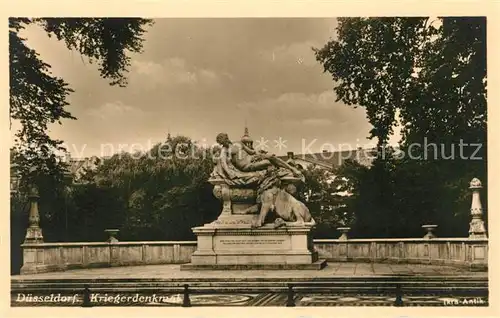 Duesseldorf Kriegerdenkmal Duesseldorf