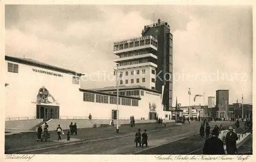 Duesseldorf Grosse Ausstellung Gesolei Partie beim Kaisers Turm Cafe Duesseldorf