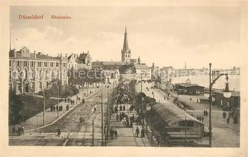 Duesseldorf Rheinufer Duesseldorf