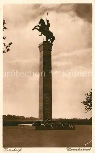 Duesseldorf Ulanendenkmal Ehrenhof Duesseldorf