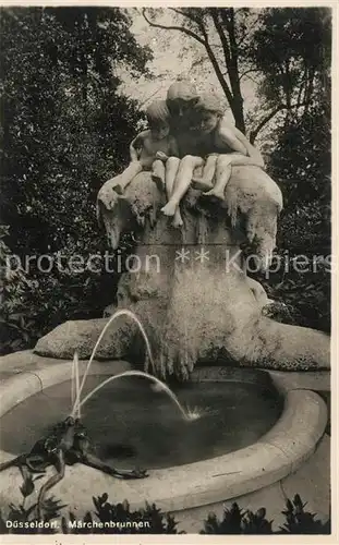 Duesseldorf Maerchenbrunnen Duesseldorf