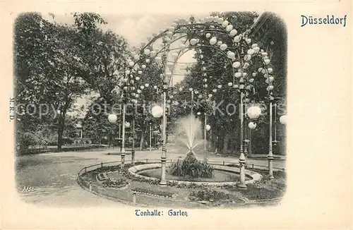 Duesseldorf Tonhalle Garten Duesseldorf
