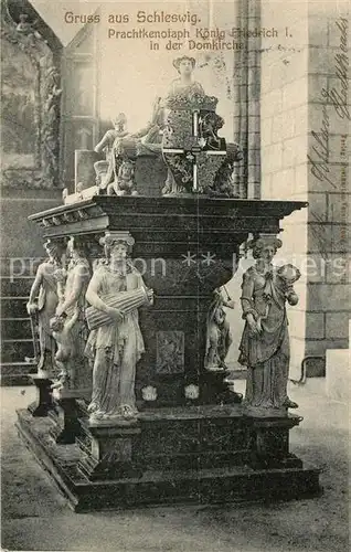 Schleswig_Holstein Prachtkenotaph Koenig Friedrich I Domkirche Schleswig_Holstein