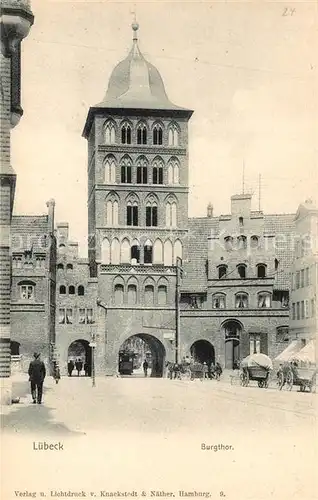Luebeck Burgtor Luebeck