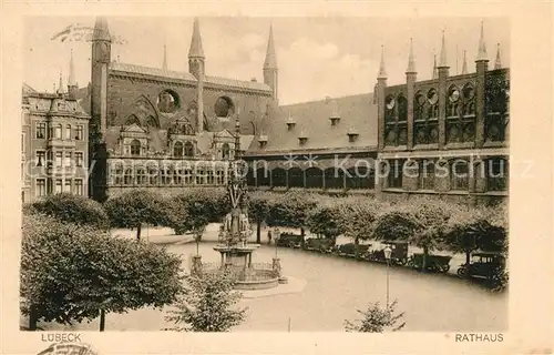 Luebeck Marktplatz Rathaus Luebeck