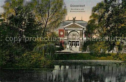 Duesseldorf Kunsthalle Bismarckdenkmal Duesseldorf