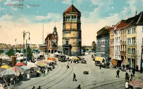 Duesseldorf Burgplatz Markt Duesseldorf