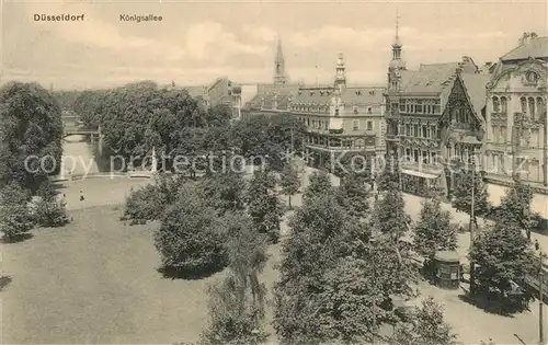 Duesseldorf Stadtgraben Koenigsallee Duesseldorf
