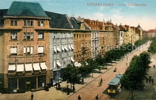 Duesseldorf Graf Adolf Strasse Strassenbahn Duesseldorf