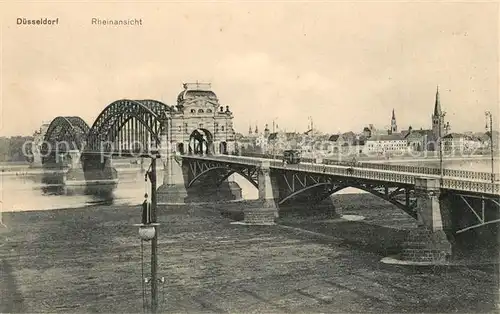 Duesseldorf Rheinbruecke Duesseldorf