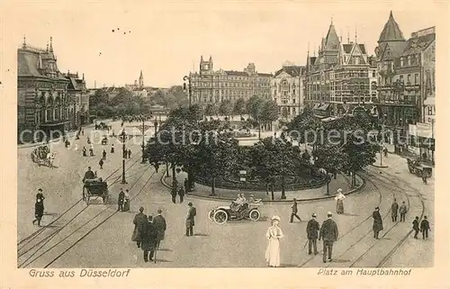 Duesseldorf Platz am Hauptbahnhof Duesseldorf