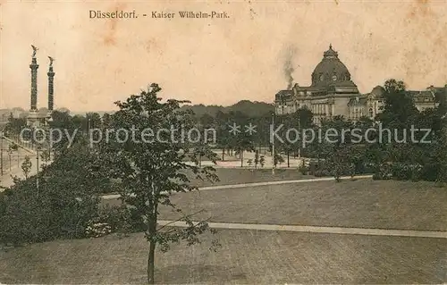 Duesseldorf Kaiser Wilhelm Park Duesseldorf