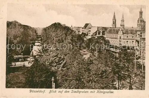 Duesseldorf Stadtgraben Koenigsallee Duesseldorf