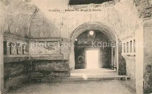 Pompei Interno dei Bagni di Stabia Antike Staette Pompei