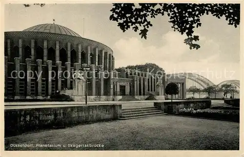 Duesseldorf Planetarium Skagerrakbruecke Denkmal Duesseldorf