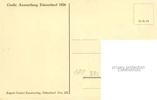 Duesseldorf Grosse Ausstellung Gesolei Sporthalle Duesseldorf