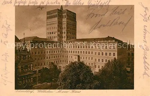 Duesseldorf Wilhelm Marx Haus Hochhaus Duesseldorf