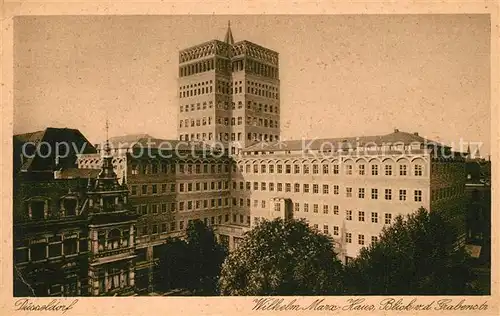 Duesseldorf Wilhelm Marx Haus Hochhaus Kupfertiefdruck Duesseldorf