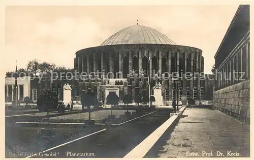 Duesseldorf Grosse Ausstellung Gesolei Ehrenhof Planetarium Duesseldorf