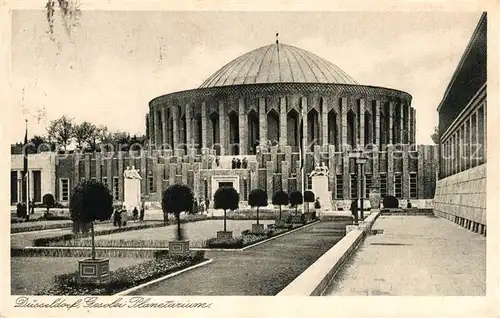 Duesseldorf Grosse Ausstellung Gesolei Ehrenhof Planetarium Duesseldorf