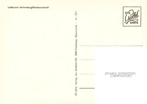 AK / Ansichtskarte Hallenberg  Hallenberg