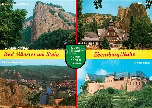 AK / Ansichtskarte Bad_Muenster_Stein_Ebernburg Ebernburg Rheingrafenstein  Bad_Muenster