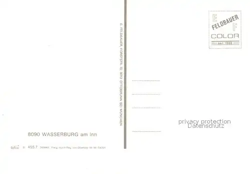 AK / Ansichtskarte Wasserburg_Inn Fliegeraufnahme Wasserburg Inn