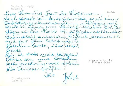 AK / Ansichtskarte Taucha_Sachsen Gondelteich Taucha Sachsen