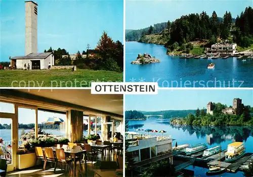 AK / Ansichtskarte Ottenstein_Rastenfeld Kampstausee Seerestaurant Ruine Lichtenfels Ottenstein_Rastenfeld