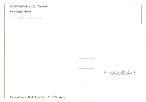 AK / Ansichtskarte Prerow_Ostseebad Seemannskirche Prerow_Ostseebad