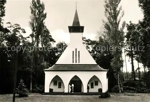 AK / Ansichtskarte Baabe_Ostseebad_Ruegen Evangelische Kirche Baabe_Ostseebad_Ruegen