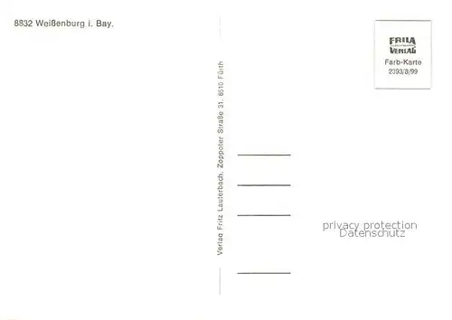 AK / Ansichtskarte Weissenburg_Bayern Hof Andreaskirche Ellinger Tor Rathaus Weissenburg Bayern