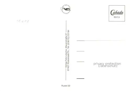 AK / Ansichtskarte Rudolstadt Fliegeraufnahme Rudolstadt