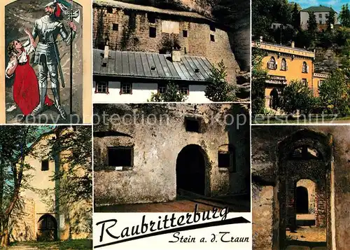 AK / Ansichtskarte Stein_Traun Raubritterburg Stein Traun