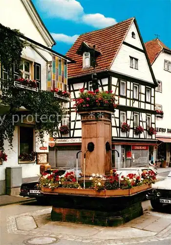 AK / Ansichtskarte Bad_Orb Brunnen Marktplatz Bad_Orb
