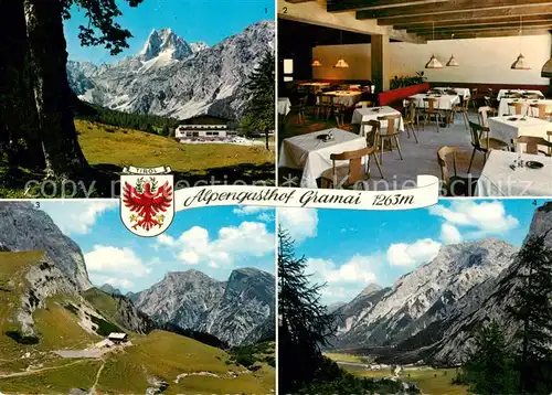 AK / Ansichtskarte Pertisau_Achensee Alpengasthof Gramai Lamsen Spitze Rappensteinspitze Pertisau Achensee