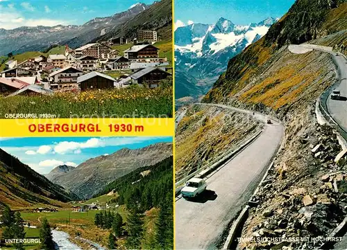 AK / Ansichtskarte Obergurgl_Soelden_Tirol Timmelsjochstrasse Hochfirst Untergurgl Obergurgl_Soelden_Tirol