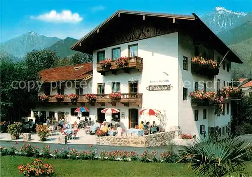 AK / Ansichtskarte Staudach_Oberbayern Bergcafe Muehlwinkl Staudach Oberbayern