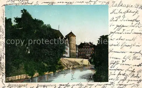 AK / Ansichtskarte Goldfensterkarte_Nr. 231 Hannover Beguinenturm Goldfensterkarte_Nr.