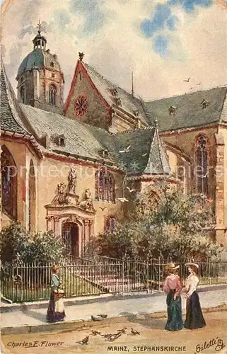 AK / Ansichtskarte Verlag_Tucks_Oilette_Nr. 187 B Mainz Stephanskirche Charles E. Flower  Verlag_Tucks_Oilette_Nr.