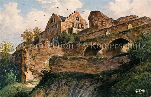 AK / Ansichtskarte Verlag_WIRO_Wiedemann_Nr. 3098 Burg Ebernburg Pfalz  Verlag_WIRO_Wiedemann_Nr.