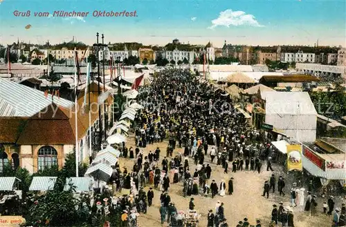 AK / Ansichtskarte Oktoberfest Muenchen  Oktoberfest