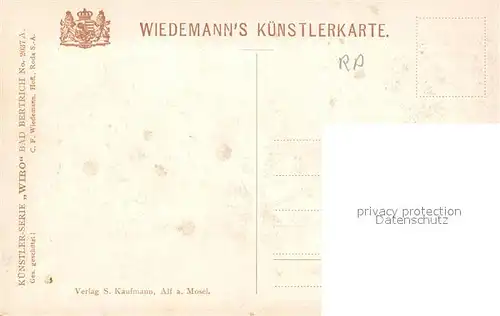 AK / Ansichtskarte Verlag_Wiedemann_WIRO_Nr. 2037 A Bad Bertrich Roemerkessel  Verlag_Wiedemann_WIRO_Nr.