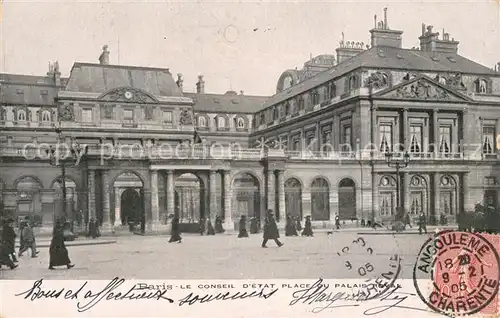 AK / Ansichtskarte Paris Place du Palais Paris